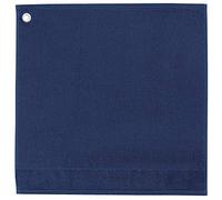 Winkler - Essuie-mains carré Curl avec œillet d'attache - 50x50 cm - Tissu éponge 100% coton absorbant - Serviette à vaisselle, chiffon de nettoyage