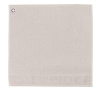 Winkler - Essuie-mains carré Curl avec œillet d'attache - 50x50 cm - Tissu éponge 100% coton absorbant - Serviette à vaisselle, chiffon de nettoyage