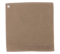 Winkler - Essuie-mains carré Curl avec œillet d'attache - 50x50 cm - Tissu éponge 100% coton absorbant - Serviette à vaisselle, chiffon de nettoyage