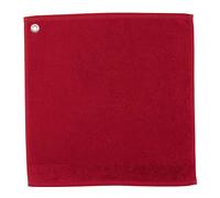 Winkler - Essuie-mains carré Curl avec œillet d'attache - 50x50 cm - Tissu éponge 100% coton absorbant - Serviette à vaisselle, chiffon de nettoyage