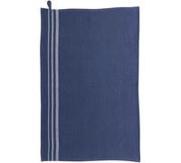 WINKLER Torchon côtelé recyclé Rib marine - 50 x 70 cm