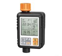 Winlaovate Minuteur de tuyau intelligent avec grand écran LCD et fonction de retard de pluie, contrôleur d'arrosage automatique de jardin pour système d'irrigation extérieur, plante flexible