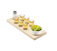 #winning Connoisseur Creations Service complet avec verres et planche à tequila Slammers