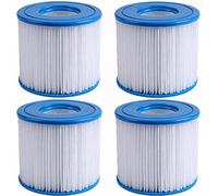 WINOK Lot de 4 Cartouches filtrantes pour Piscine de Type D & VII, Pool Papie de 530 Gal/h, compatibles avec Les bassins de Rechange Summer Waves Summer Escapes et Les filtres Spa