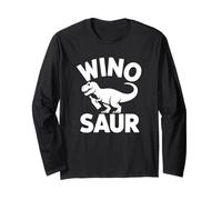 Winosaur - Amateur de vin drôle Manche Longue