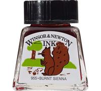 Winsor And Newton Drawing Ink 14ml Burnt Sienna