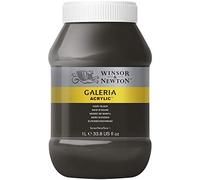Winsor & Newton Galeria - Peinture - peinture acrylique - noir ivoire - satin - 1 L
