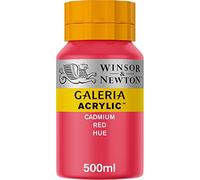 Winsor & Newton Galeria - Peinture - peinture acrylique - teinte rouge de cadmium - semi-opaque - 500 ml