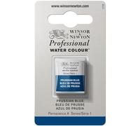 Winsor & Newton Aquarelle Professionnel - Peinture Aquarelle, Haute Luminosité, Résistante à la Lumière, Qualité Archive, Demi Godet, Couleur Bleu de Prusse