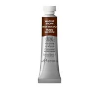 Winsor & Newton Aquarelle Professionnel - Peinture Aquarelle, Haute Luminosité, Résistante à la Lumière, Qualité Archive, Tube de 5 ML, Couleur Brun Van Dyck