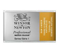 Winsor & Newton Aquarelle Professionnel - Peinture Aquarelle, Haute Luminosité, Résistante à la Lumière, Qualité Archive, Godet, Couleur Terre d'Ombre Naturelle