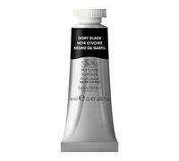Winsor & Newton Aquarelle Professionnel - Peinture Aquarelle, Haute Luminosité, Résistante à la Lumière, Qualité Archive, Tube de 14 ML, Couleur Noir d'Ivoire