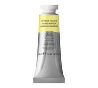 Winsor & Newton Aquarelle Professionnel - Peinture Aquarelle, Haute Luminosité, Résistante à la Lumière, Qualité Archive, Tube de 14 ML, Couleur Jaune Winsor