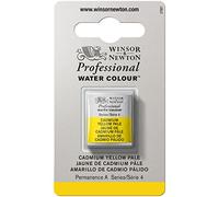 Winsor & Newton, Aquarelle Professionnelle, Qualité archive, Demi godet, Jaune de cadmium pâle ROW