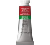 Winsor & Newton Aquarelle Professionnel - Peinture Aquarelle, Haute Luminosité, Résistante à la Lumière, Qualité Archive, Tube de 14 ML, Couleur Ecarlate sans cadmium