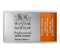 Winsor & Newton Aquarelle Professionnel - Peinture Aquarelle, Haute Luminosité, Résistante à la Lumière, Qualité Archive, Godet, Couleur Terre de Sienne Brûlée