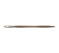 Winsor & Newton Artists Pinceau Synthetique Huile Plat Taille 6 | Poils synthétiques marqués, excellente capacité de charge, fait à la main en Angleterre, pour peinture à l'huile