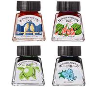 Winsor & Newton Collection Encre à Dessiner X4 Ton Vibrant