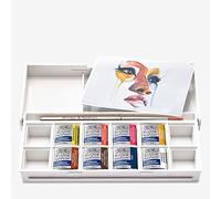 Winsor & Newton Set de poche Aquarelle Cotman 8 demi-godets Portrait