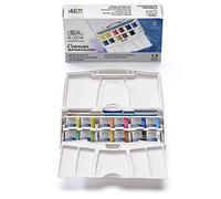 Winsor & Newton Cotman Aquarelle Set De Poche Avec Palette 12 Demi-Godets