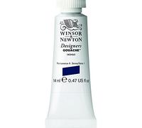 Winsor & Newton Designers Gouache - Peinture Gouache pour le Dessin, L'illustration, le Design - Aquarelle Opaque, Tube de 14ml, Couleur Indigo