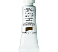 Winsor & Newton Designers Gouache - Peinture Gouache pour le Dessin, L'illustration, le Design - Aquarelle Opaque, Tube de 14ml, Couleur Terre Dombre Brulee