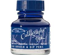 Winsor & Newton Encre de Calligraphie Flacon 30ml 222 Bleu Foncé Série 1