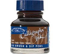 Winsor & Newton Encre de Calligraphie Flacon 30ml 609 Sépia Série 1