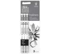 Feutres - Noir - Pointe fine - 0,05/0,1/0,3 - Winsor et Newton - Dessin - Beaux-arts Noir