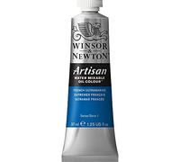 Winsor & Newton Huile Diluable à l’eau Artisan - Couleurs à l'huile Pour les Arts Plastiques - Sans Solvants, Se Diluer à l’eau, Tube de 37ML, Couleur Outremer Français