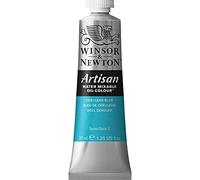 Winsor & Newton Huile Diluable à l’eau Artisan - Couleurs à l'huile Pour les Arts Plastiques - Sans Solvants, Se Diluer à l’eau, Tube de 37ML, Couleur Bleu Céruléum