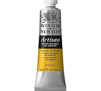 Winsor & Newton Huile Diluable à l’eau Artisan - Couleurs à l'huile Pour les Arts Plastiques - Sans Solvants, Se Diluer à l’eau, Tube de 37ML, Couleur Nuance de Jaune de Cadmium