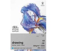 WINSOR & NEWTON PAPIER DESSIN BLOC GRAIN MOYEN 220G A3 25 FEUILLES