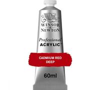 Winsor & Newton Professional Acrylique 60ml Tube 097 Rouge De Cadmium Foncé ROW