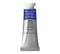 Winsor & Newton PROFESSIONAL - Peinture - aquarelle - bleu cobalt foncé - semi-transparent - extra-fine - 14 ml Bleu