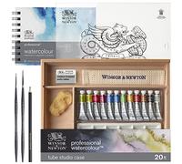 Winsor & Newton Professional Watercolour Coffret Bois Atelier 20 Pièces