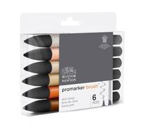 Winsor & Newton Promarker Brush Set de 6 Tons de chair