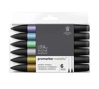 Winsor & Newton Promarker Metallic Set de 6