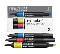Winsor & Newton Promarker Set de 3 Couleurs Primaire