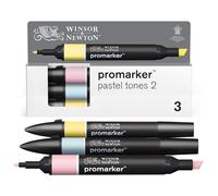 Winsor & Newton Promarker Set de 3 Tons Pastel 2