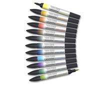 Winsor & Newton Promarker Watercolour™ Set 12 Marqueurs Tons Paysage