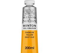 Winsor & Newton – Peinture à l'huile fine Winton – 200 ml – 115 Jaune de Cadmium Foncé (Imitation)