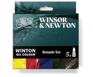 Winsor & Newton Winton Huile Set de 5 tubes 37ml Botaniques