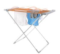 Wintem Étendoir à linge électrique pliable 120 W aluminium | Séchoir à linge pour un séchage rapide et délicat des vêtements, peu encombrant, chauffant, facile à ranger