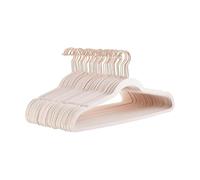 Wintem - Lot de 50 cintres en Velours Rose antidérapant avec Crochet pivotant en métal pour vêtements et Chemises, Design Fin Peu encombrant pour armoires soignées et élégantes