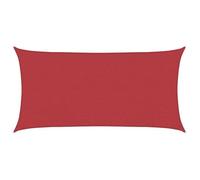 “Winter Sale""TOP Accesoire ombre balcon Rouge - Voile d'ombrage 160 g/m² Rouge 2x4 m PEHD PRO55798