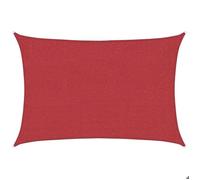 “Winter Sale""TOP Accesoire ombre balcon Rouge - Voile d'ombrage 160 g/m² Rouge 3x4,5 m PEHD PRO28385