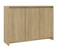 “Winter Sale""TOP Armoire/Cabinet à tiroirs Beige - Buffet Chêne sonoma 102x33x75cm - bois d'ingénierie PRO74828