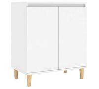 “Winter Sale""TOP Armoire/Cabinet à tiroirs Blanc - Buffet avec pieds en bois massif blanc bois d'ingénierie PRO44595