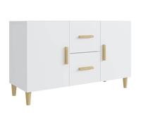 “Winter Sale""TOP Armoire/Cabinet à tiroirs Blanc - Buffet blanc 100x36x60cm - bois d'ingénierie PRO28552